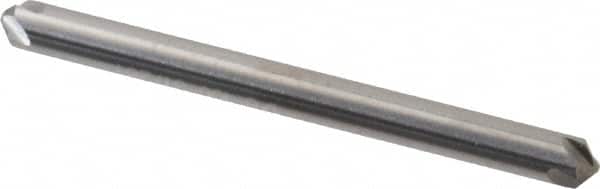 Hertel - 1/8" Head Diam, 1/8" Shank Diam, 4 Flute 100° Solid Carbide Countersink - Exact Tooling
