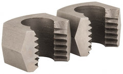 Cle-Line - 7/8-9, Collet #5, Two Piece Adjustable Die - Carbon Steel - Exact Tooling