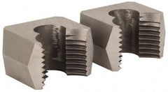 Cle-Line - 3/4-16, Collet #5, Two Piece Adjustable Die - Carbon Steel - Exact Tooling