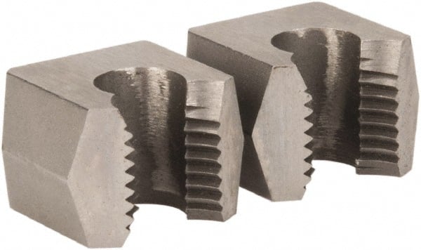 Cle-Line - 7/16-20, Collet #1 and 5, Two Piece Adjustable Die - Carbon Steel - Exact Tooling