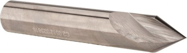 Accupro - 1/2" Body Diam, 60°, 3" OAL, Solid Carbide Spotting Drill - Exact Tooling