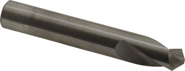 Accupro - 12mm Body Diam, 120°, 76mm OAL, Solid Carbide Spotting Drill - Exact Tooling