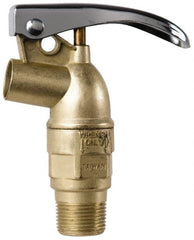 Value Collection - 3/4" NPT Zinc Rigid Drum Faucet - No Arrester, Self Closing - Exact Tooling