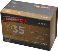 Arrow - 1/4" Wide Crown Staples - 1/4" Leg Length - Exact Tooling