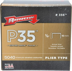 Arrow - 3/8" Wide Crown Staples - 3/8" Leg Length - Exact Tooling
