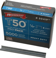 Arrow - 3/8" Wide Heavy Duty Staples - 1/4" Leg Length - Exact Tooling