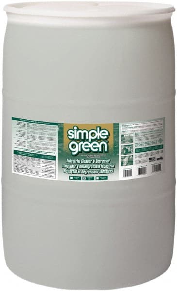 Simple Green - 55 Gal Drum Cleaner/Degreaser - Liquid, Biodegradable, Concentrated, Unscented - Exact Tooling