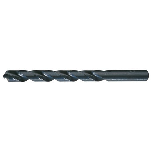 27/64 RHS / RHC HSS 118 Degree Radial Point General Purpose Jobber Length Drill - Steam Oxide - Exact Tooling