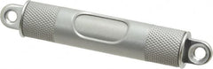 Starrett - 4 Inch Long x 7/16 Inch Wide, Level Replacement Tube and Plug - Black, Use With Levels - Exact Tooling