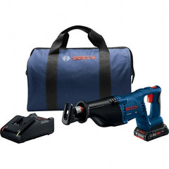 Bosch - Cordless Reciprocating Saws Voltage: 18.0 Battery Chemistry: Lithium-Ion - Exact Tooling