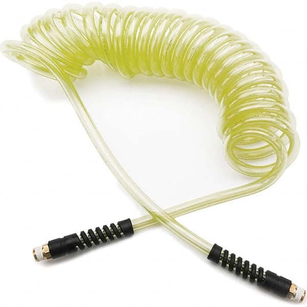 Parker - Coiled & Self-Storing Hose Inside Diameter (Inch): 1/4 Material: 95A Shore Durometer Polyurethane - Exact Tooling