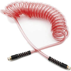 Parker - Coiled & Self-Storing Hose Inside Diameter (Inch): 1/4 Material: 95A Shore Durometer Polyurethane - Exact Tooling