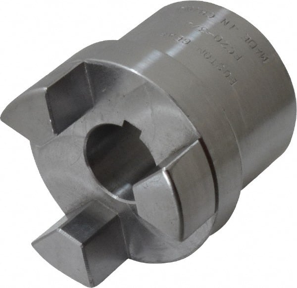 Boston Gear - 3/4" Max Bore Diam, FC20 Coupling Size, Flexible Half Coupling - 2" OD, 3.69" OAL, Steel - Exact Tooling