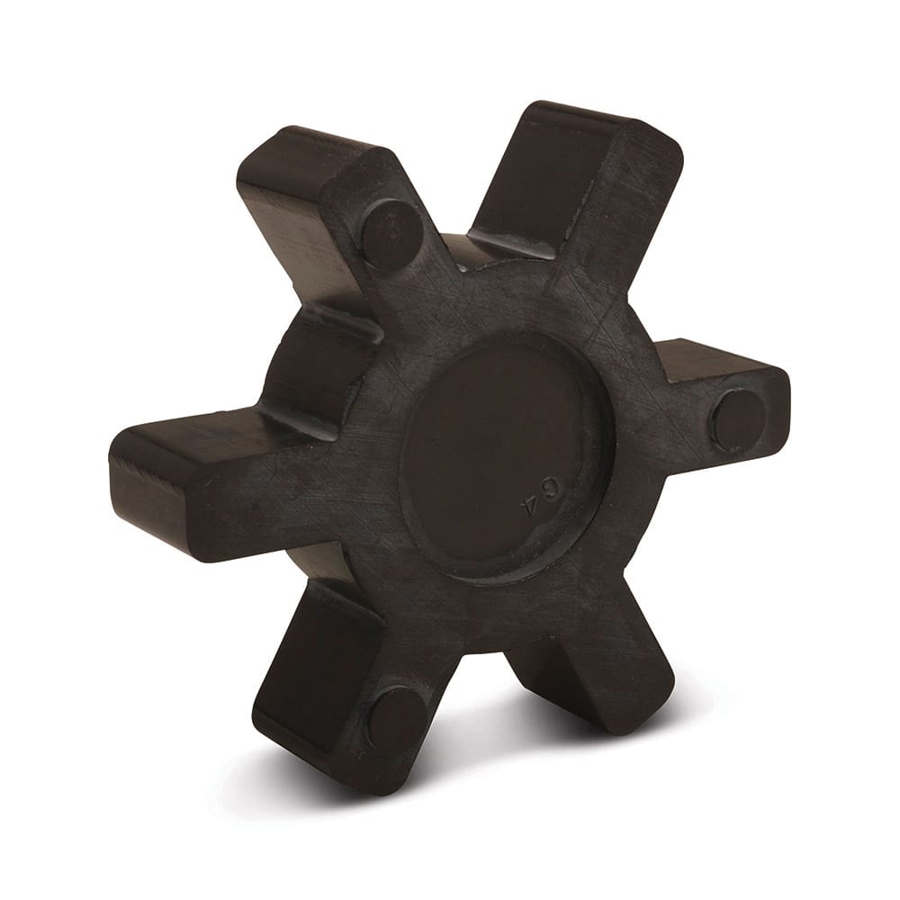 TB Wood's - Flexible Coupling; Type: Spider ; Outside Diameter (Inch): 4.47 ; Material: Buna-N, Black ; Torque (In/Lb): 1726 (Pounds); MaximumAssemblyOAL (Inch): 4.88 ; Coupling Size: L190 - Exact Tooling