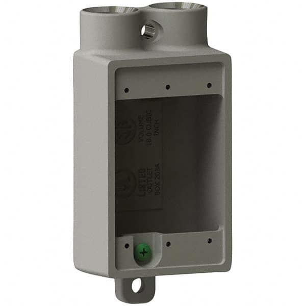 Hubbell Killark - Electrical Outlet Boxes & Switch Boxes Enclosure Type: Device Box Enclosure Shape: Rectangle - Exact Tooling