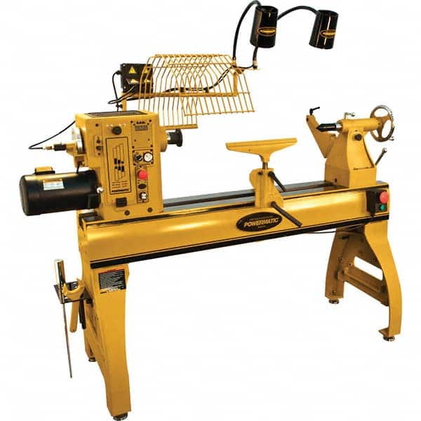 Powermatic - Woodworking Lathes Swing (Inch): 21 Distance Between Centers (Inch): 42 - Exact Tooling