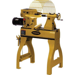 Powermatic - Bench, Engine & Toolroom Lathes Machine Type: Bench Lathe Spindle Speed Control: Variable Speed Pulley - Exact Tooling