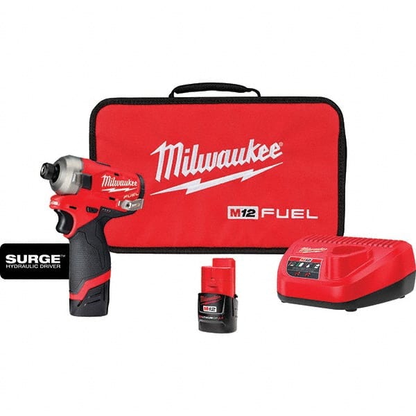 Milwaukee Tool - Impact Drivers Power Type: Cordless Voltage: 12 - Exact Tooling