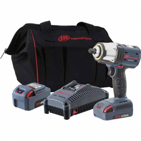 Ingersoll-Rand - Cordless Impact Wrenches & Ratchets Voltage: 20.0 Drive Size (Inch): 1/2 - Exact Tooling