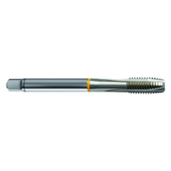 10-32 3FL 2B Cobalt Spiral Point Plug Yellow Ring Tap-Bright FORM-B DIN 374 - Exact Tooling