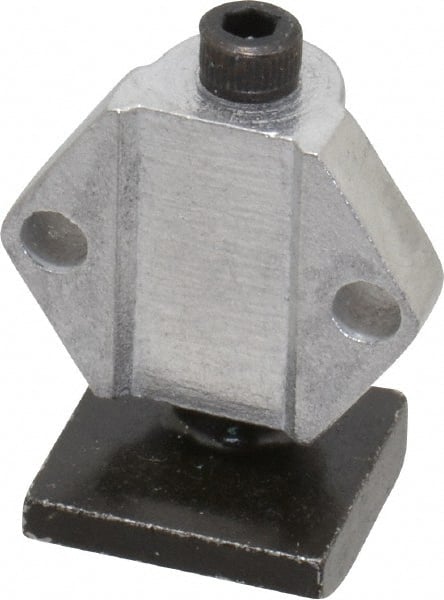Vlier - 7/8" Body Width x 11/16" Body Len, 1/8" Stroke Len, 21/32" Btw Mt Hole Ctrs, 0.656" Btw Mt Hole & Edge, Tangless Square Spring Locating Stop - Exact Tooling