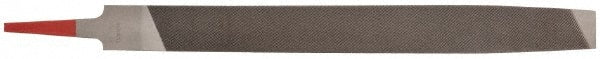 Simonds File - 12" Long, Bastard Cut, Mill American-Pattern File - Single Cut, Tang - Exact Tooling