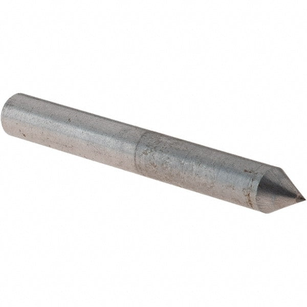 Norton - 1" Long x 3/16" Shank Diam Single Point Diamond Dresser - 60° Included Angle - Exact Tooling