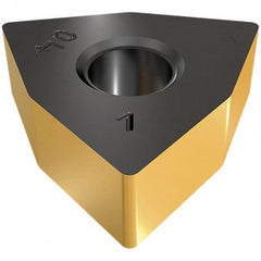Iscar - WNMA644 Grade IC5005 Carbide Turning Insert - TiCN/Al2O3/TiN Finish, 80° Trigon, 3/4" Inscr Circle, 1/4" Thick, 1/16" Corner Radius - Exact Tooling