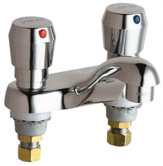 Chicago Faucets - Industrial & Laundry Faucets Type: Lavatory Metering Faucet Style: Deck Mount - Exact Tooling