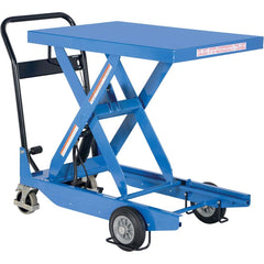 Vestil - Lifting Tables; Type: Scissor Cart ; Lift Style: Scissor ; Style: Foot Pump ; Load Capacity (Lb.): 1000.000 ; Minimum Height (Inch): 13-1/8 ; Lift Height (Inch): 36-3/8 - Exact Tooling