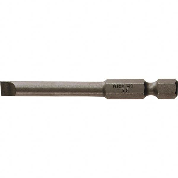 Wiha - 1/4" Power Bit - 1/4" Drive, 2-3/4" OAL - Exact Tooling