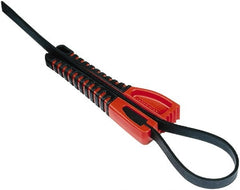 Boa - 4" Max Pipe Capacity, 24" Long, Strap Wrench - 4" Actual OD, 6" Handle Length - Exact Tooling