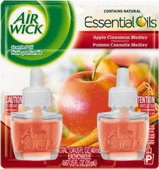Air Wick - 0.67 oz Air Freshener Dispenser Refill - Apple Cinnamon, Compatible with Air Wick Oil Warmers - Exact Tooling