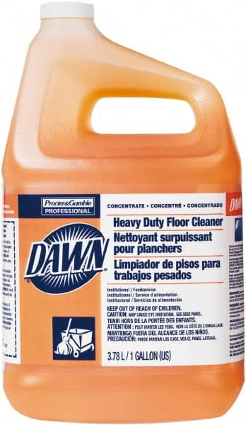 Dawn - 1 Gal Bottle Cleaner - Use on Vinyl Composite Tile (VCT), Vinyl Tile, Linoleum, Laminate Surfaces, Glass, Cement, Concrete, Ceramic Tile, Terra Cotta, Terrazzo, Quarry Tile - Exact Tooling