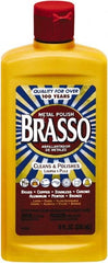 Brasso - 8 Fluid Ounce Liquid Metal Polish - Unscented, Bottle - Exact Tooling