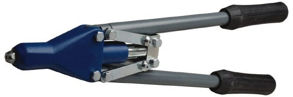 RivetKing - Straight Head Hand Riveter - 1/8 to 3/16" Rivet Capacity, 17-1/2" OAL - Exact Tooling