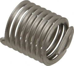 Recoil - 9/16-12 UNC, 0.844" OAL, Free Running Helical Insert - 8-1/4 Free Coils, Tanged, Stainless Steel, 1-1/2D Insert Length - Exact Tooling
