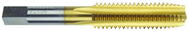 9/16-12 GH3 4-Flute High Speed Steel Plug Hand Tap-TiN - Exact Tooling