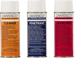 Cantesco - Crack Detection Kits & Components Type: NDT Nuclear Developer Container Size: (2)16 oz., 6.25 oz. - Exact Tooling