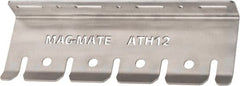Mag-Mate - 4" Projection, 302 Stainless Steel Air Tool Holder Rack - 12" OAL - Exact Tooling
