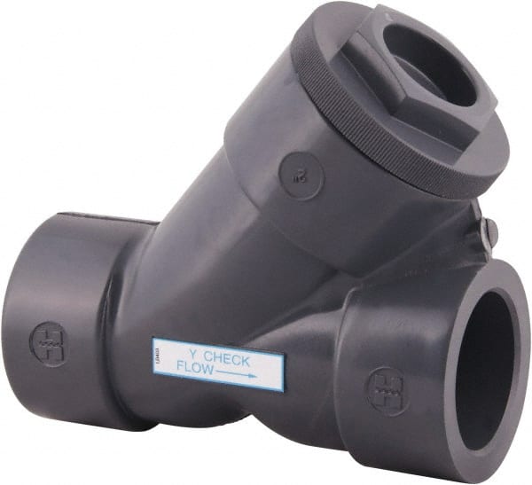 Hayward - 1/2" PVC Check Valve - Y-Pattern, Threaded, 150 WOG - Exact Tooling