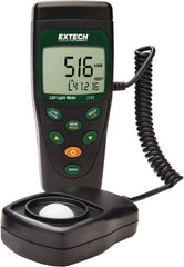 Extech - AAA Batteries, 40 to 40,000 FC, LCD Display, Color Corrected Photodiode Light Meter - 3 Accuracy, Compatible with LED Lighting - Exact Tooling