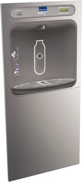 ELKAY - 8 GPH Cooling Capacity In Wall Recessed Water Cooler & Fountain - In-Wall, 20 to 105 psi, 0.20 hp, Stainless Steel - Exact Tooling