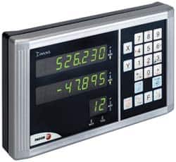 Fagor - 2 Axis, Milling DRO System - 1µm Resolution, 5µmm Accuracy, LED Display - Exact Tooling