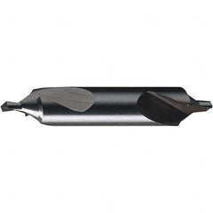 Chicago-Latrobe - #12 Bell Cut 60° Incl Angle High Speed Steel Combo Drill & Countersink - Exact Tooling