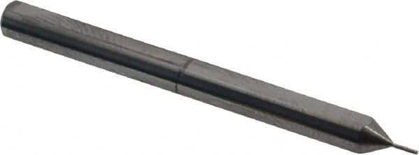 Accupro - 0.02" Min Bore Diam, 0.075" Max Bore Depth, 1/8 Shank Diam, Boring Bar - Right Hand Cut, Solid Carbide, Bright Finish - Exact Tooling