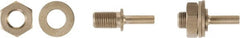 Ampco - 1/2" Arbor Hole Drive Arbor - For 6" Wheel Brushes, Attached Spindle - Exact Tooling
