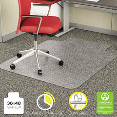 Deflect-o - Chair Mats Style: Straight Edge Shape: Rectangular - Exact Tooling