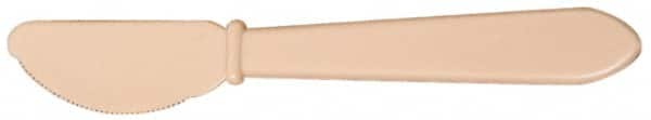 Ability One - Paper & Plastic Cups, Plates, Bowls & Utensils; Breakroom Accessory Type: Plastic Knife ; Breakroom Accessory Description: PICNIC PLASTIC KNIFE,Type4 - Exact Tooling
