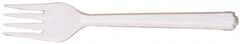 Ability One - Paper & Plastic Cups, Plates, Bowls & Utensils; Breakroom Accessory Type: Plastic Fork ; Breakroom Accessory Description: PLASTIC FORKS,Med-Wt,White,1000ct - Exact Tooling